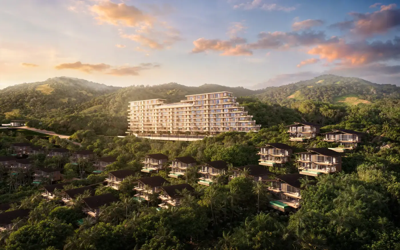 Villas among the canopy